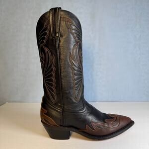 Vintage Laredo Two-Tone "Hearts and Wings" Western Boots